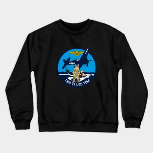 Sundowners Two Tailed Tom  F6F Hellcall Crewneck Sweatshirt